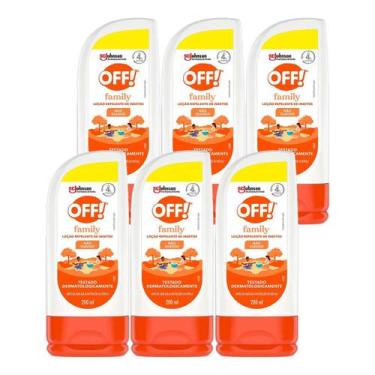 Imagem de Kit 6 und Repelente Off Loção Family 4H 200ml - JOHNSON