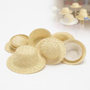 Imagem de 20 Chapeuzinho Miniatura Mini Chapéu Palha Festa Junina - Ladeira