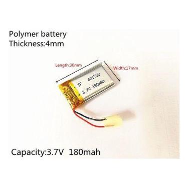 Imagem de Bateria 180 Mah 3,7v Fone Pequena Mp3 Mp4 Etc Cr - KMIG