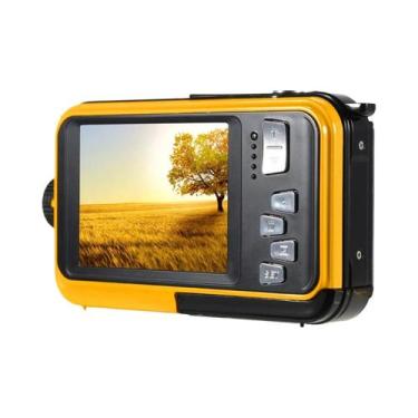 Imagem de Câmera Subaquática Com Flash Automático À Prova D'água 1080P Para Merg