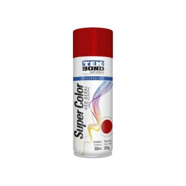Imagem de Tinta Spray Tekbond Uso Geral Vermelho 350Ml/250G c/6 pcs