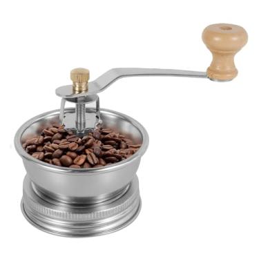 Imagem de Moedor de café com manivela, moedor de café manual para frascos de vidro de boca larga, acessório de tampa de moedor de café de aço inoxidável, moedor de grãos de café removível para acampamento (70