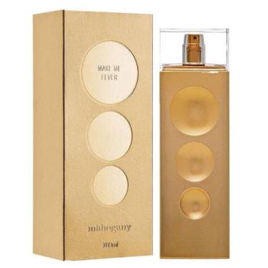 Imagem de Perfume fragrância desodorante make me fever gold 100 ml - mahogany
