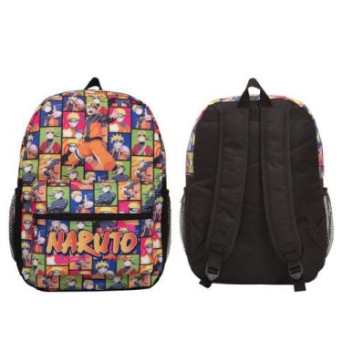 Imagem de Bolsa Escolar Menino Estampa Naruto Resistente Costas Creche - TOYS 2U