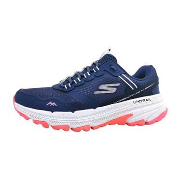 Imagem de Skechers Tênis feminino Go Run Trail Altitude 2.0, Azul-marinho/rosa, 6.5
