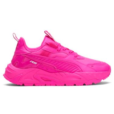 Imagem de PUMA Tênis feminino Rs-Trck Brighter Days com cadarço casual - rosa - tamanho 7,5 M