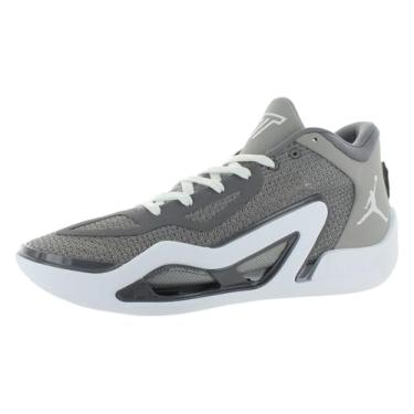 Imagem de Nike Tênis masculino Jordan Tatum 1, Cinza médio/branco/cinza escuro, 13.5 Women/12 Men