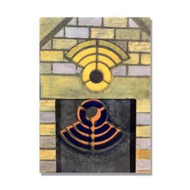 Imagem de NHLDZYH Arte de parede de pinturas famosas, (dois elementos) por Max Ernst, pôster impresso em tela, imagem de arte abstrata para sala de estar quarto decoração de casa. Somente tela de 70 x 98 cm