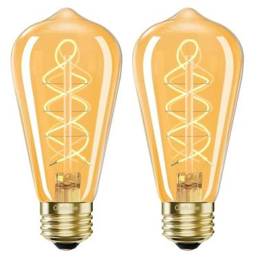 Imagem de Lâmpada LED Owilukie E26 4W 40W Vintage Edison Warm White 2200K