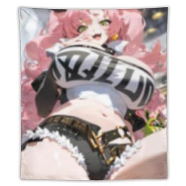 Imagem de LIEGBMEU Sexy Bikini Hot Anime Girl Tapeçaria 127.0 cmx152.4 cm Interior Exterior Wall Quilt Art Decoração de Tapeçaria Caprichosa, AF260