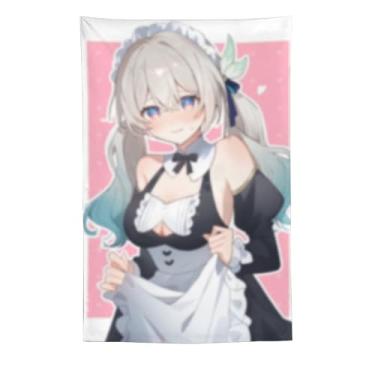 Imagem de LIEGBMEU Sexy Bikini Hot Anime Girl Tapeçaria 152.4 cm x 228.6 cm Interior Exterior Wall Quilt Art Decoração de Tapeçaria Caprichosa, AF166