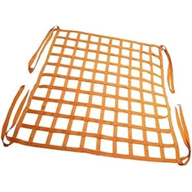 Imagem de Rede De Elevação Para Guincho Flat Nylon Sling Içamento Carga Líquida 0,3-3,5 Ton Divisor De Rede De Cama De Caminhão Anti-rasgo Reboque Içamento Engrenagem De Trab, A Orange, 1 * 1m/load1T