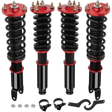 Imagem de RAJBMT Amortecedor para Honda Accord VII CM4-CM8 2003-2007, para Honda Inspire 2003-2007, amortecedores de mola, kit de suspensão de bobinas ajustáveis em altura, kit de abaixamento de 2,5 a 7,6 cm
