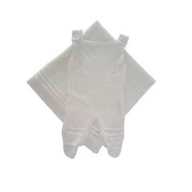 Imagem de Saída de Maternidade Jardineira 2 Peças - Kowak, Off, White, RN