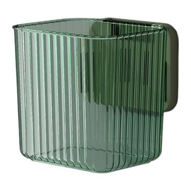 Imagem de Ioensy Caixa de armazenamento de alimentos Organizador de porta lateral de geladeira Cesta de parede resistente para temperos de alho, cebolinha e gengibre, Verde