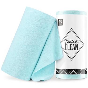 Imagem de Rolo de pano de limpeza Fantasticlean Microfiber, pacote com 40 unidad