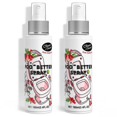 Imagem de Spray de banheiro Clean-n-Fresh Hibiscus Scent 200 ml, pacote com 2