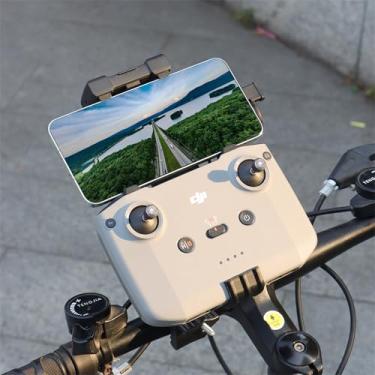 Imagem de Adaptador de suporte de suporte de bicicleta para controle remoto DJI RC-N3/N2/N1, suporte de guidão de bicicleta de ciclismo, clipe para DJI Air 3 3S/Mini 4 Pro/Mini 2 3 3Pro/Flip/Neo/Mavic 3 Pro