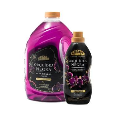 Imagem de Kit Coala Laundry Orquídea Negra - Lava Roupas 3l + Amaciante 1l