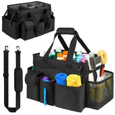 Imagem de ZIOZERTT Saco de armazenamento de produtos químicos para banheira de hidromassagem para adultos, organizador de acessórios de spa com alça e alça de ombro, saco de caddy para suprimentos de