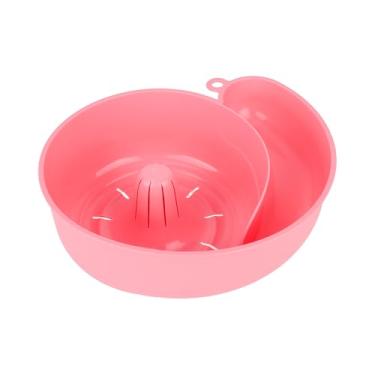 Imagem de Cesta de drenagem em forma de caracol, tigela de lavagem de frutas vegetais com filtro limpador automático de centrifugação para frutas silvestres e verdes, ferramenta portátil de limpeza de cozinha