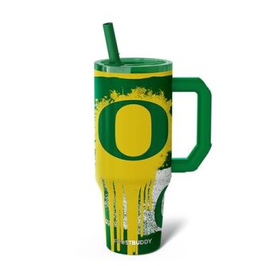 Imagem de Thicc Buddy - Copo de aço inoxidável isolado a vácuo de 1,134 g com tampa e canudo para água - Caneca de viagem compatível com porta-copos - presentes para mulheres e homens ele ela