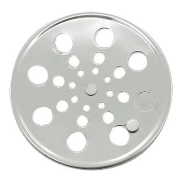 Imagem de Tampa Ralo Grelha Redonda 15Cm Inox Abre/ Fecha Rotativo
