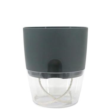 Imagem de Cachepot Acqua Autoirrigável 15 cm Grafite