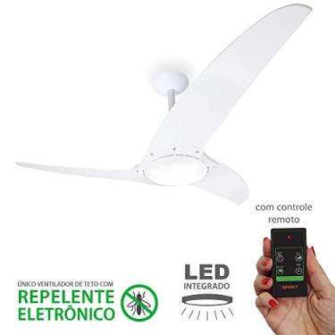 Imagem de Ventilador de Teto Spirit Neevo3 Branco Repelente Controle Remoto - 220V