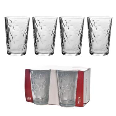 Imagem de Conjunto Com 4 Copos Franca Flowers Vidro 200ml - Wincy - VDA14191