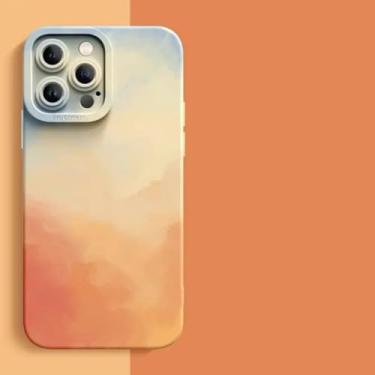 Imagem de MVVKKY Capa de celular com pintura colorida e macia à prova de choque para Redmi 12 4G (para Redmi 12 4G/1)