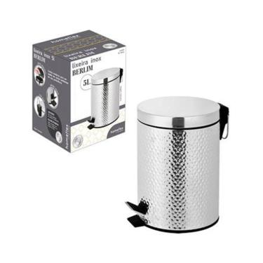 Imagem de Lixeira De Inox Berlim 5 Litros