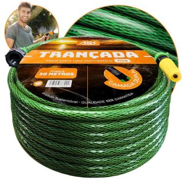 Imagem de Mangueira De Jardim 7/16 Trançada Super Flexível 30 Metros - AuShopExp