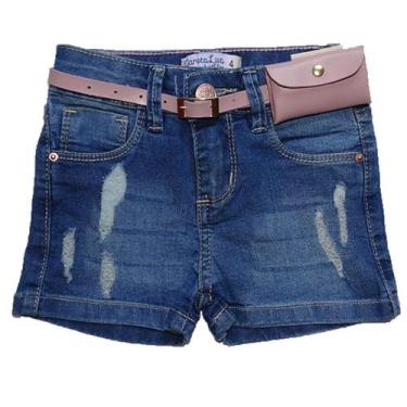 Imagem de Bermuda jeans infantil feminina - Dhoff