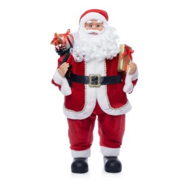 Imagem de 10804p - papai noel urso e presentes 35x28x80cm xm616-k3 - Casa Moah, 