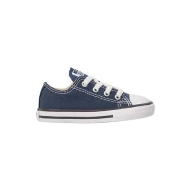 Imagem de Tênis Converse All Star Infantil Ox - Cano baixo, Original, Confortável, Ideal para o dia a dia, Estilo Clássico (Marinho, BR, Criança de 1 a 3 anos, Numérico, 19)