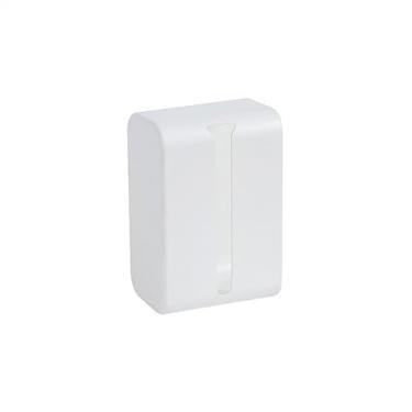 Imagem de Porta-lenços de papel montado na parede, suporte de toalha de papel para cozinha, escritório, guardanapo, recipiente, toalhetes, caixa de armazenamento de papel, porta-lenços (branco)