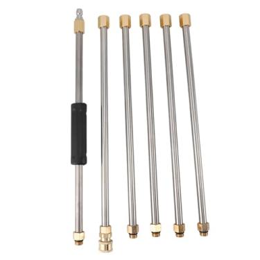 Imagem de Acouto Varinha de Extensão para Lavadora de Pressão Lança de Lavadora de Pressão de 90 Polegadas Com Telhado de Conexão Rápida de 1/4 de Polegada Lança de de de Aço Inoxidável de 6 Unidades Haste de