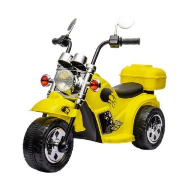 Imagem de Mini Moto Elétrica Infantil 6v Amarela Zippy Toys