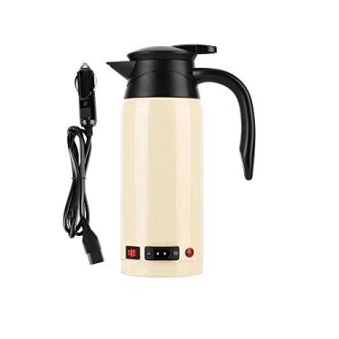 Imagem de Chaleira elétrica de 800 ml, portátil, carro, caminhão, aquecimento rápido, bule de chá, café, chá, água, aquecido, esperançoso