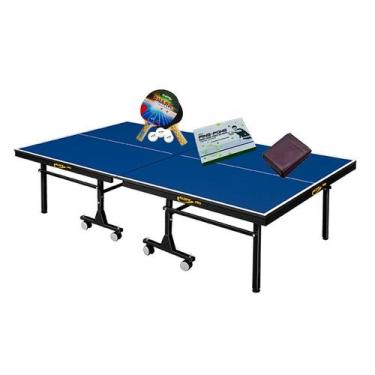 Imagem de MESA PING PONG 1008 KLOPF + Kit Completo 5094 + Capa Fechada