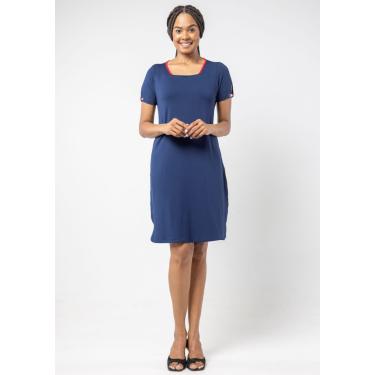 Imagem de Vestido Pau a Pique Básico Azul Marinho