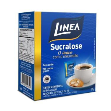 Imagem de Adocante sucralose po 50x0,5g - LINEA