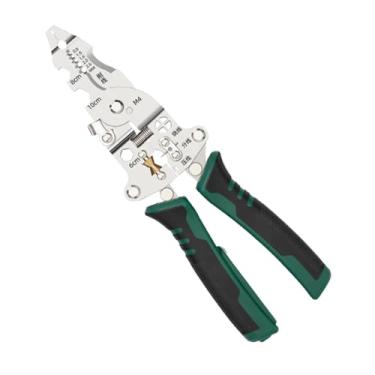 Imagem de Baoblaze Alicate de crimpagem e alicate de crimpagem portátil, multifuncional, ergonômico, confortável, profissional, dobrável, manual, ferramenta para cortar