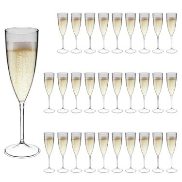 Imagem de Jogo De Taça 30pçs Espumante Acrilico Premium 170ml (TRANSPARENTE)