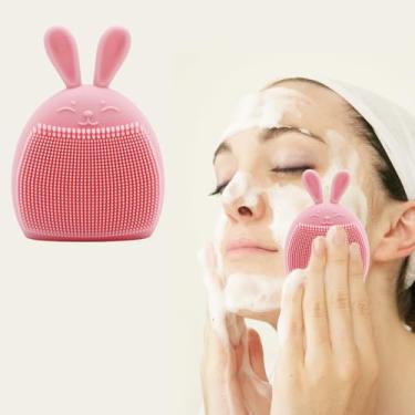 Imagem de Escova de limpeza facial – Escova facial impermeável para poros profundos e massagem | Essenciais de cuidados com a pele ultramacia