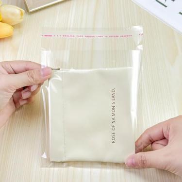 Imagem de Sacos de celofane transparentes – 12 x 15 cm, 100 peças, autoadesivos, resseláveis, perfeitos para biscoitos, doces, lembrancinhas de festa e presentes