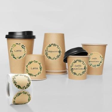 Imagem de 1 peça de etiquetas autoadesivas redondas adequadas para frascos de geléia, sacos de embalagem de presente, envelopes, cadernos, etiquetas de presente de festa, adesivos, envelopes de convite de festa