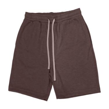 Imagem de BERMUDA LISTRA BASIC+, EM TECIDO ALGODÃO COM POLIESTER, MARROM P