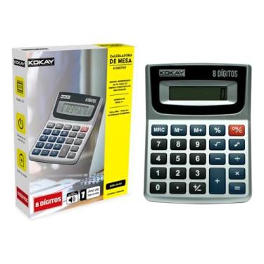 Imagem de Calculadora de Mesa 8 Dígitos para Escritório – Display Grande, Funcionalidade Comercial, Design Profissional